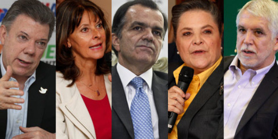 Las familias de los candidatos a la presidencia de Colombia